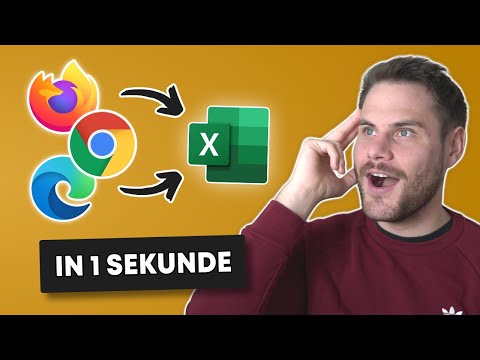 ALLE Daten im Internet mit EINEM Klick in Excel importieren