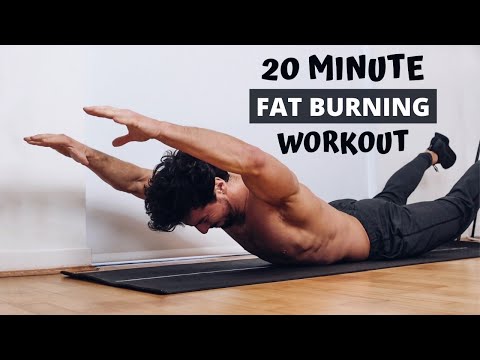 20 MIN FAT BURNING WORKOUT | No Equipment | Rowan Row