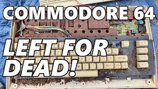 Commodore 64 left outside for over a decade! Could it still work??