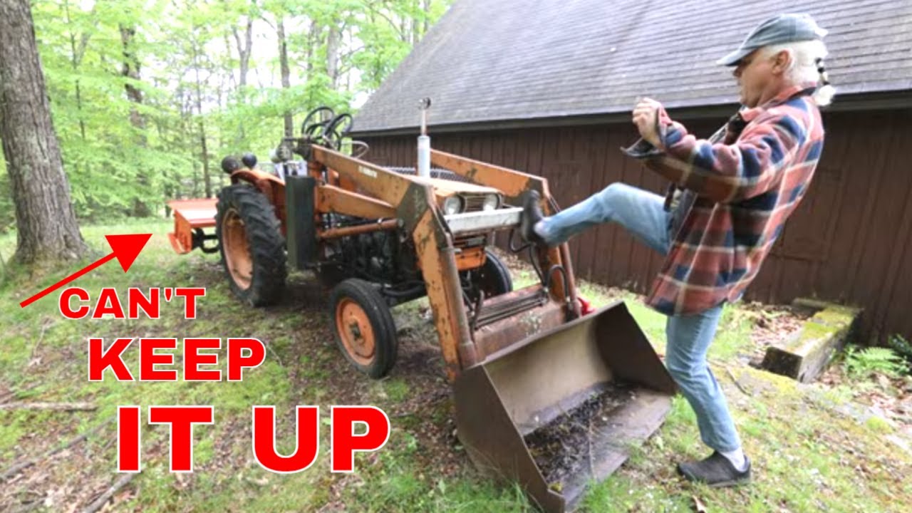 50-Year-Old Kubota Stuck In Gear, And Then Some,