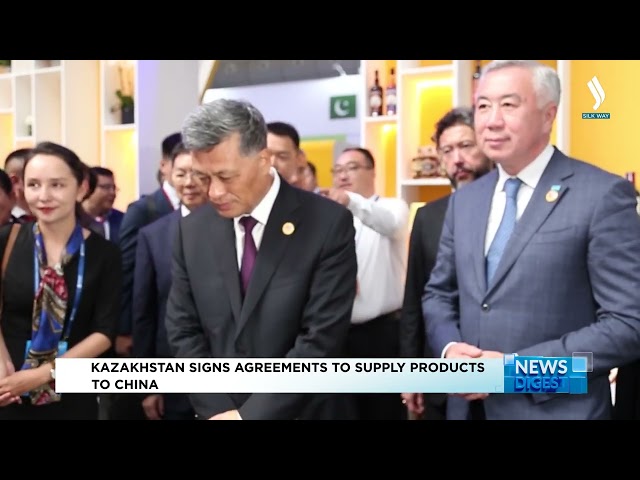 Kazakhstan signs agreements to supply products to China