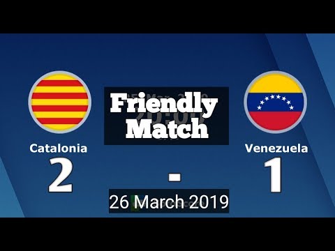 HIGHLIGHTS Catalonia vs Venezuela ( 2 - 1 ) Friendly Match 26 March 2019