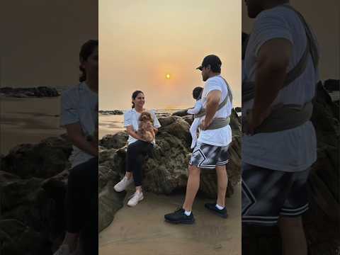 #RamCharan's Family at Vishakapatnam Beach 💕 | #Upasana Konidela, #Klinkaara | Gulte.com