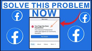 Your Page Has Been Unpublished By Facebook Solution | How To publish unpublished facebook page 2023
