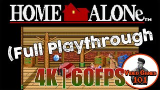 Home Alone Sega Genesis | All Houses Playthrough | 4K 60FPS | Video Games 101