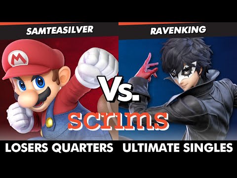 Scrims Showdown 37 Losers Quarters - SamteaSilver (Mario) Vs. Ravenking (Joker) SSBU Ultimate