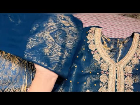 How to design chiffon dress | chiffon dress design | Life with h safia