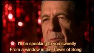 Leonard Cohen &amp; U2 -Tower of Song with Lyrics