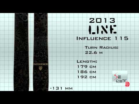 SkiGearTV's 2013 Buyer's Guide Presents The 2013 Line "Influence" Ski Line