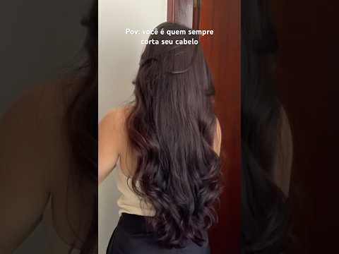 Como cortar o cabelo em u em camadas em casa 💇🏻‍♀️ #haircare #beleza #shorts #shortsfeed #cabelo