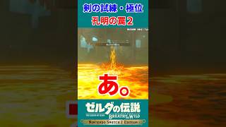 ブレワイあるある？弓が壊れてマグマに落下（剣の試練・極位）【ゼルダの伝説 ブレス オブ ザ ワイルド】#Shorts