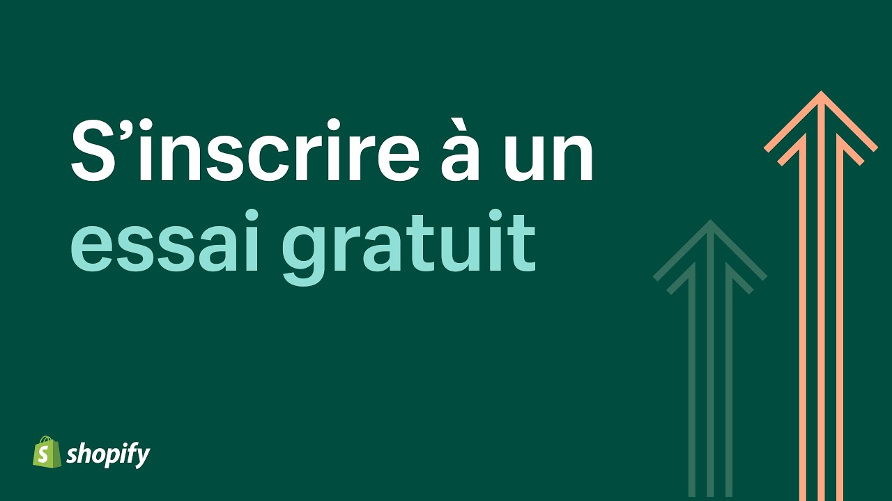 Comment s’inscrire à un essai gratuit sur Shopify