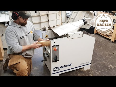 Technika pracy na wyrówniarko-grubościówce Holzkraft SCM MINIMAX FS 41e | Wał nożowy Tersa