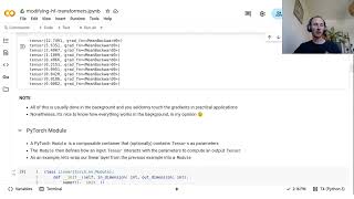 Coding Tutorial - PyTorch, Hugging Face Transformers, Re-Implementing 