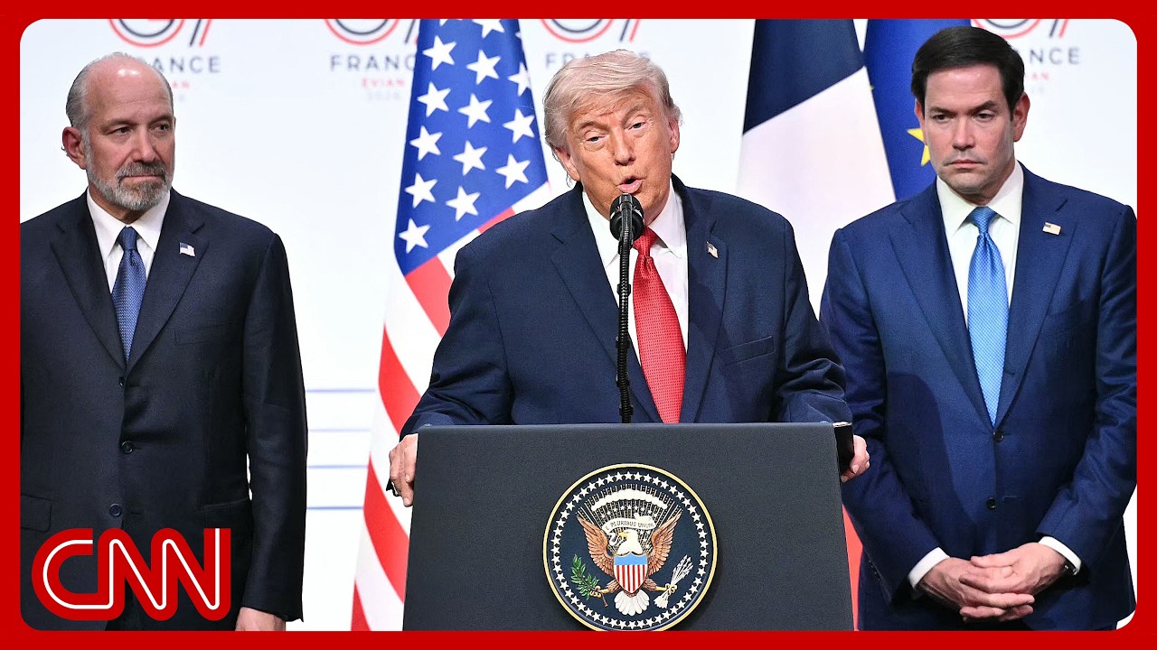 Live: Trump press conference at G7 summit