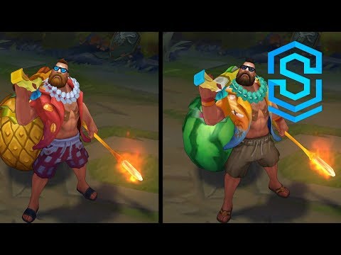 Pool Party Gangplank Chroma Skins
