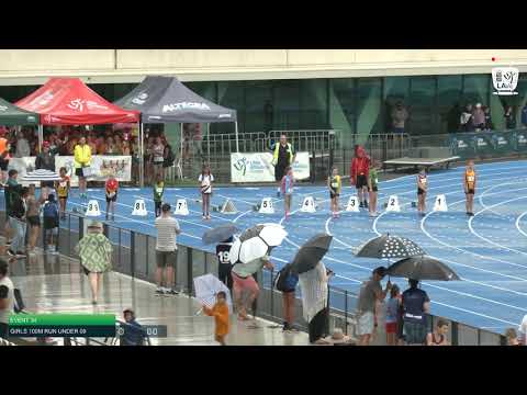 Girls Under 9 100m H10 - 2020 State Combined Events Championships // LAVicTV