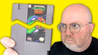 Trying to Fix a broken TMNT Tournament Fighter for NES - Open Cart Surgery