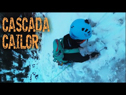 Cascada Cailor, Munții Rodnei, cățărare pe gheață