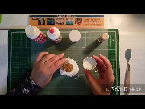 DIY glitter paste tutorial