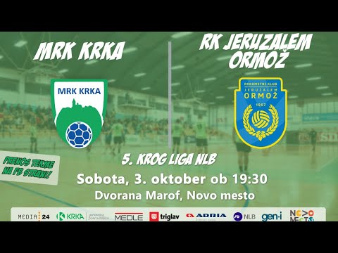5. krog Lige NLB: MRK Krka : RK Jeruzalem Ormož