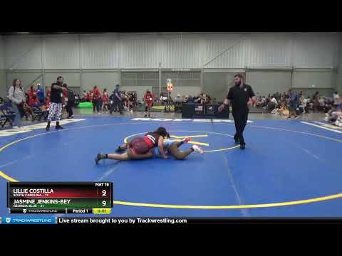 127 Lbs Round 1 (8 Team) - Lillie Costilla, South Carolina Vs Jasmine Jenkins-Bey, Georgia Blue B4