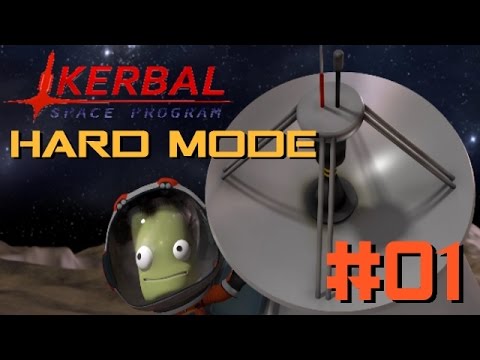Kerbal Space Program: German Let's play - Hard Mode Karriere - Part #01 : Erste Schritte