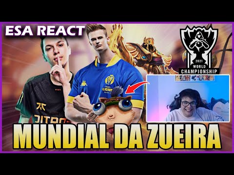 ESA REACT BRONZIOCRE | JOGADA MAIS GENIAL DO MUNDIAL E OS REIS DO INSEC - MUNDIAL DA ZUEIRA