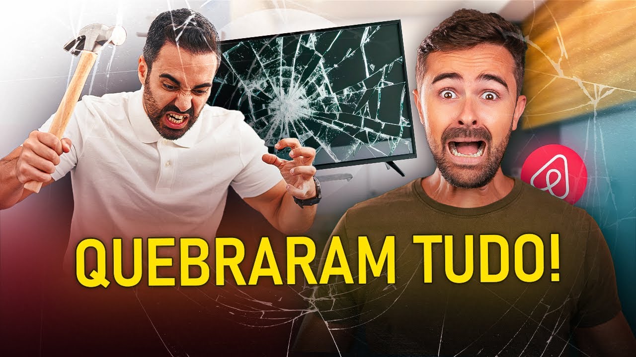 O HÓSPEDE DO MEU AIRBNB QUEBROU O IMÓVEL SÓ POR VINGANÇA