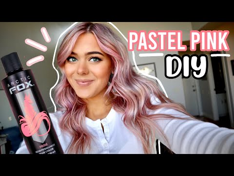 Dying My Own Hair PASTEL PINK! Arctic Fox Dye (Frose)