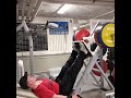 320kg leg press 10 reps 5 sets