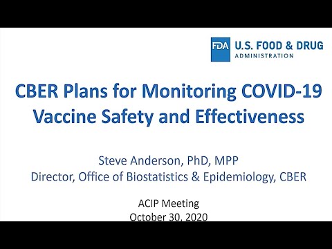 October 2020 ACIP Meeting - Post-authorization safety monitoring plans