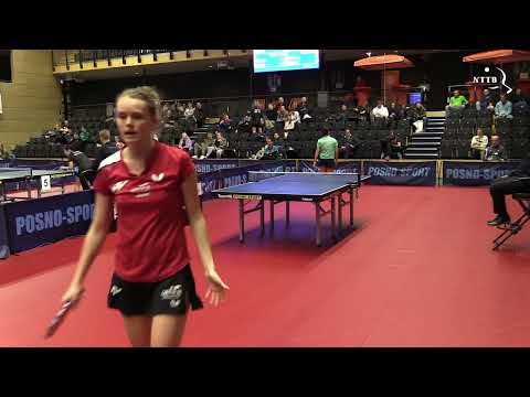 NK Tafeltennis 2023:  Chana van der Venne - Sanne de Hoop