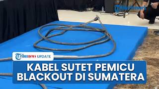 Penampakan Kabel SUTET Putus Diduga Penyebab Blackout di Sumatera, Warga Sempat Dengar Ledakan