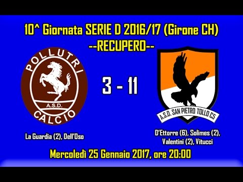 POLLUTRI CALCIO 3 - 11 SAN PIETRO TOLLO C5 (Recupero 10^ Giornata)