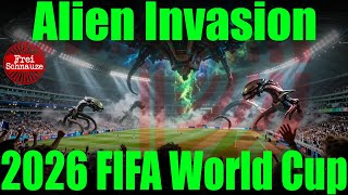 👽 Alien Invasion bei der FIFA Fussball Weltmeisterschaft 2026™ 🛸 Fake Alien Invasion oder Schmarrn?
