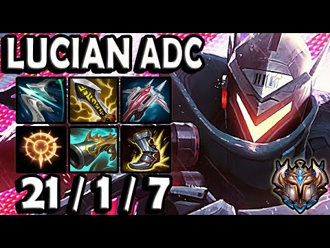 LUCIAN ADC vs ASHE [ Afreeca Bang ] Patch 10.25 Ranked Korea ✅