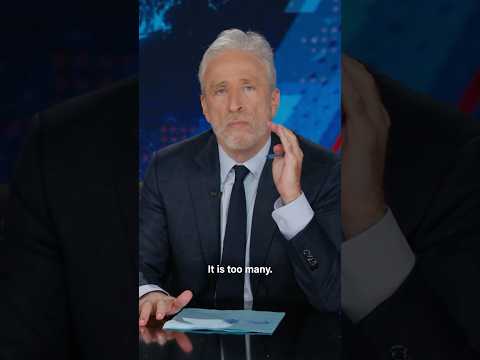 Jon Stewart asks: How many gun deaths is too many for the GOP?#dailyshow #jonstewart