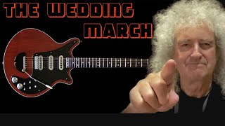 Queen - The wedding march (guitar backing track) Brian May