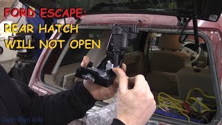 Ford Escape: Rear Hatch Latch Repair