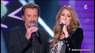 Céline Dion &amp; Johnny Hallyday - L' amour peut prendre froid - Le Grand Show 2012
