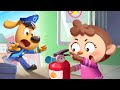 Don T Play With Fire Equipment Safety Cartoon Police Kids Cartoon Sheriff Labrador BabyBus