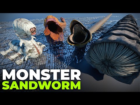 Sandworm Monster Size Comparison 3D | Sandworm Size Comparison