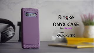 Ringke Onyx Samsung Galaxy S10 Hoesje Paars Hoesjes
