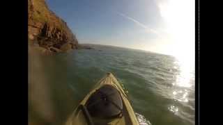 preview picture of video 'St Bees to Fleswick bay by Kayak, March 2013.'