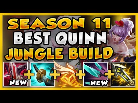 RANK 1 QUINN BEST JUNGLE BUILD FOR SEASON 11 (THIS IS QUINN'S BEST JUNGLE META!) - League of Legends