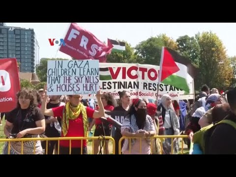 VOA - PERBEDAAN SOAL KONFLIK ISRAEL PALESTINA WARNAI 75 TAHUN HUBUNGAN AS RI