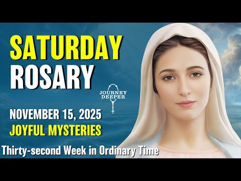 Saturday Rosary 🤎 Joyful Mysteries of Rosary 🤎 November 15, 2025 VIRTUAL ROSARY
