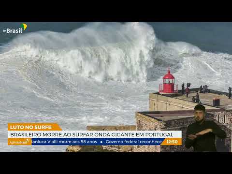 Surfista brasileiro morre em onda gigante em Portugal