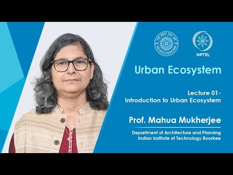 Lecture 1: Introduction to Urban Ecosystem